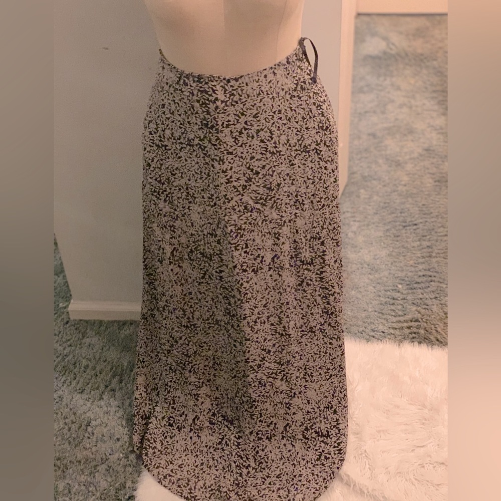 Maxi floral skirt